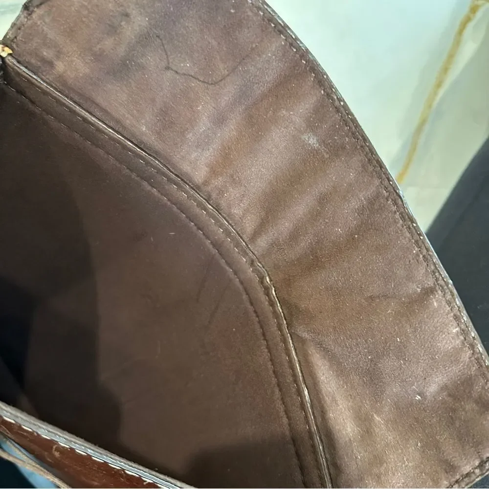 Fossil | vintage Brown Leather tech pouch